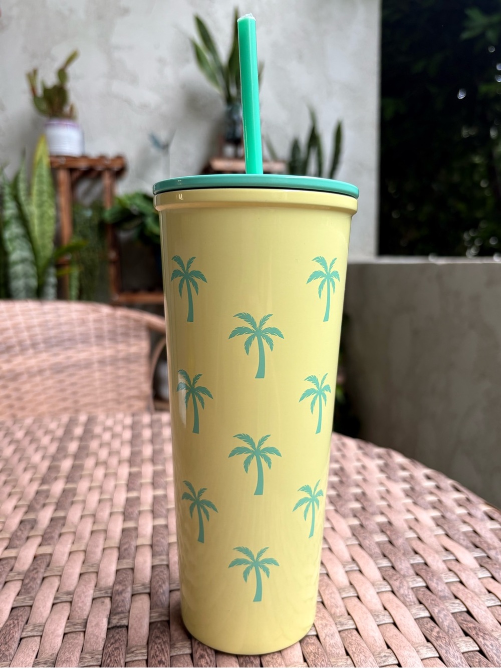 Stoney Clover Lane x Target Limited Edition Yellow Palm Tree Tumbler NEW Unused